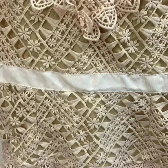 NWT Self Portrait Lace Triangle Hem Dress - Picture 4 of 8